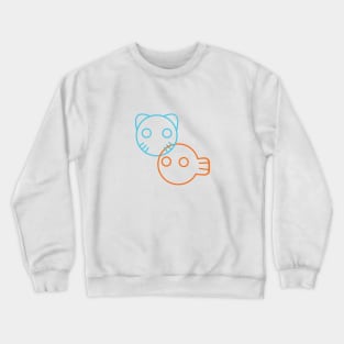 The Amazing World of Gumball - Gumball & Darwin Minimalist Crewneck Sweatshirt